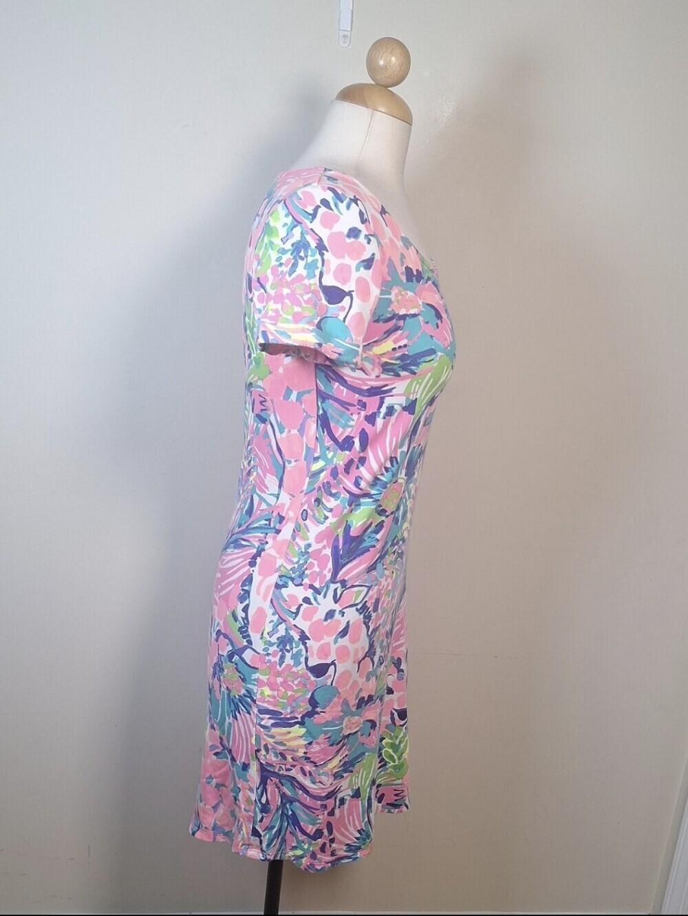 Lilly Pulitzer UPF 50+ Tammy Dress "Multi Gumbo Limbo" giraffe Size XS - Picture 3 of 7
